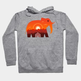 Elephant Landscape Hoodie